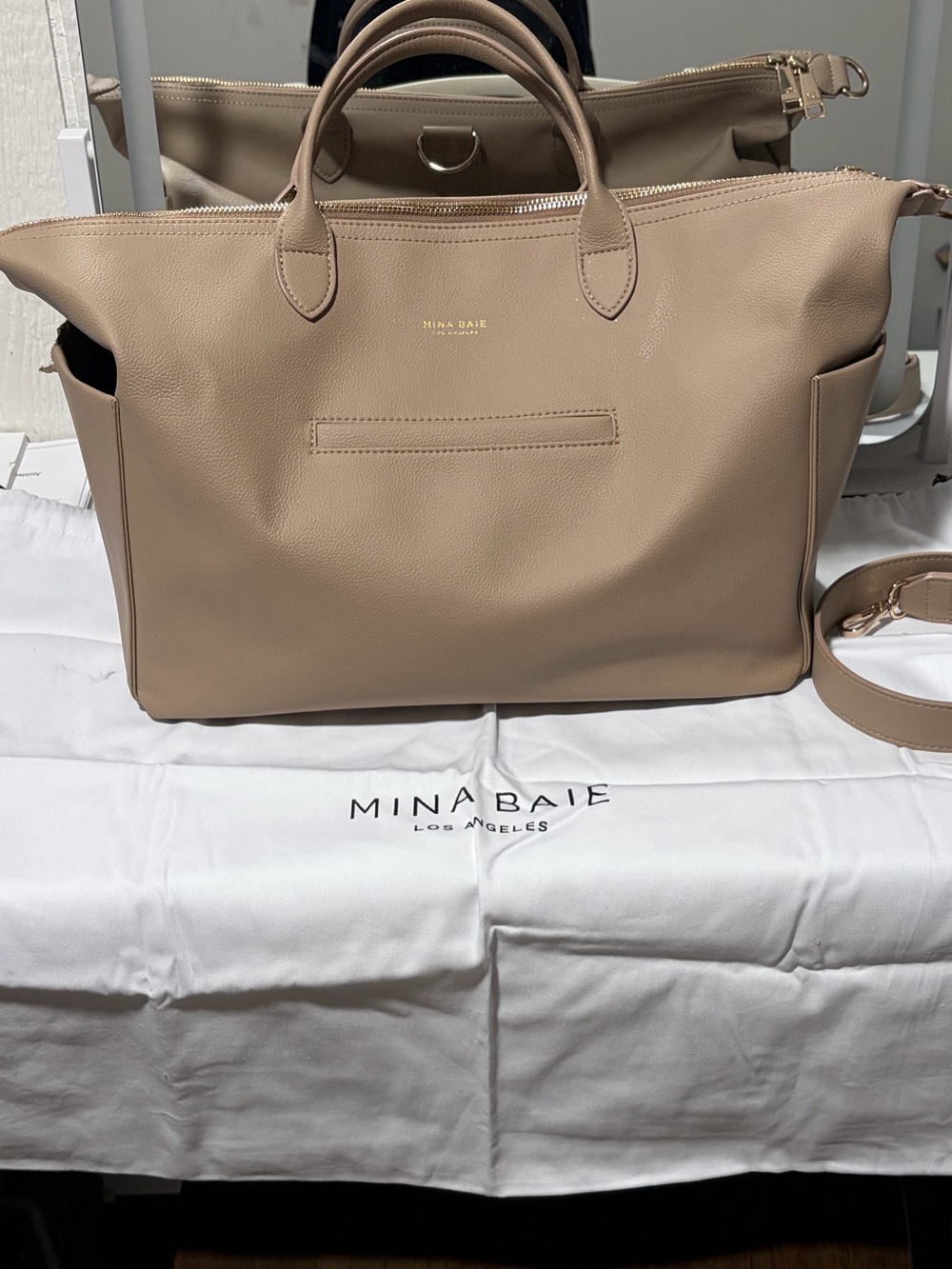 MINA BAIE DIAPER BAG (midi) size